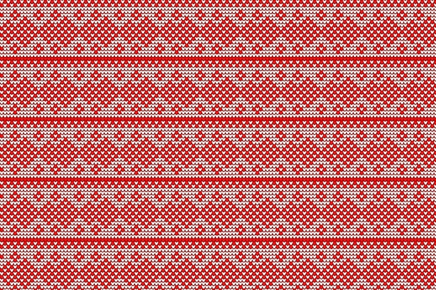 Christmas ugly sweaters seamless pattern premium vector Premium Vector