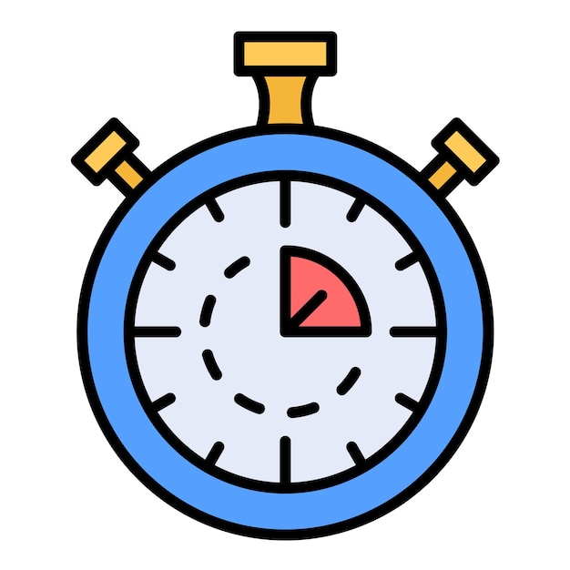 Chronometer Vector Illustration Style