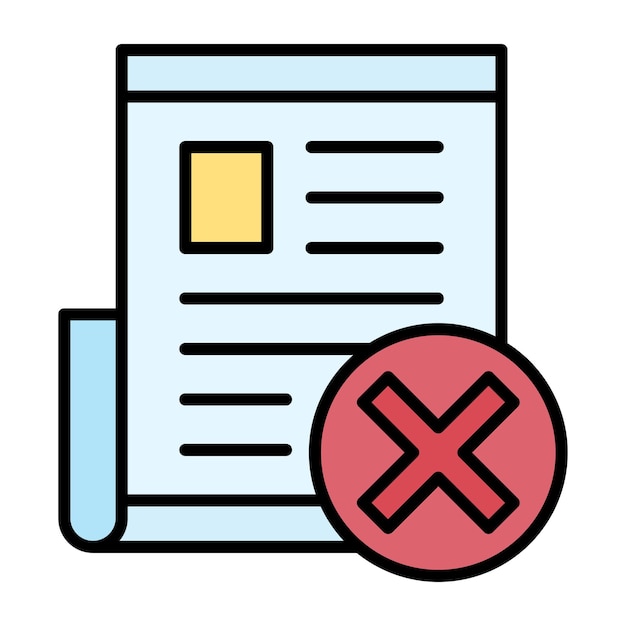 Churnalism Flat Illustration