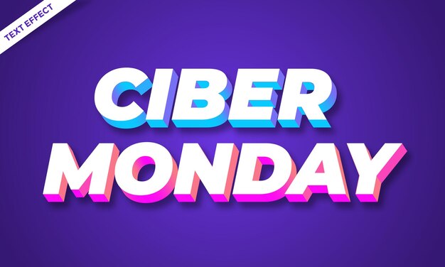 Ciber mandag udsalg abstrakt tekst effekt