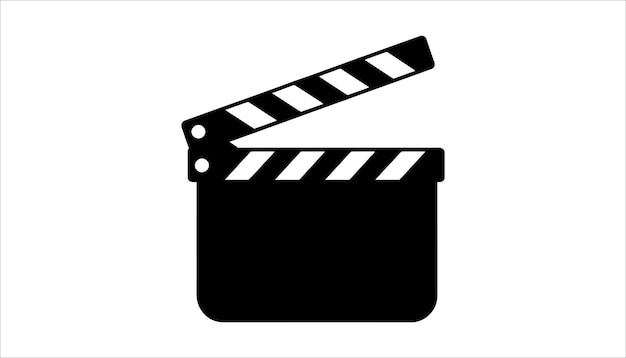 Cinema Clapper Symbol Filmmaking Media Production Movie Scene Director Slate
