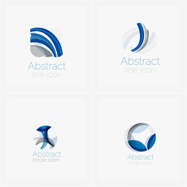 circle abstract shape logo