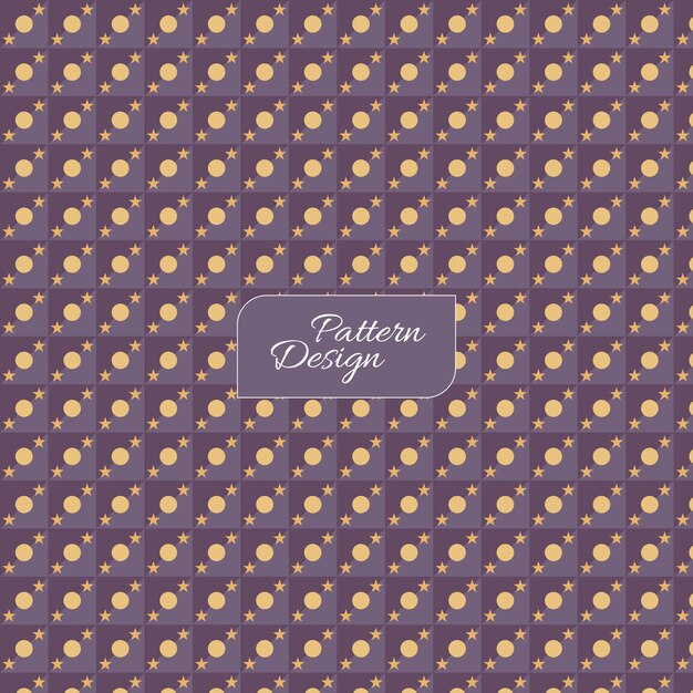 Circle and star pattern