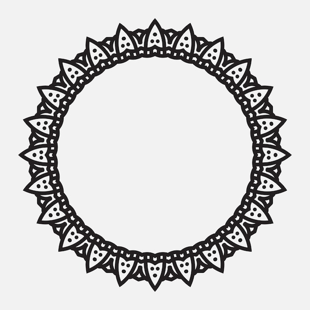 circle frame or round ornament