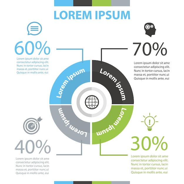 circle infographic template.