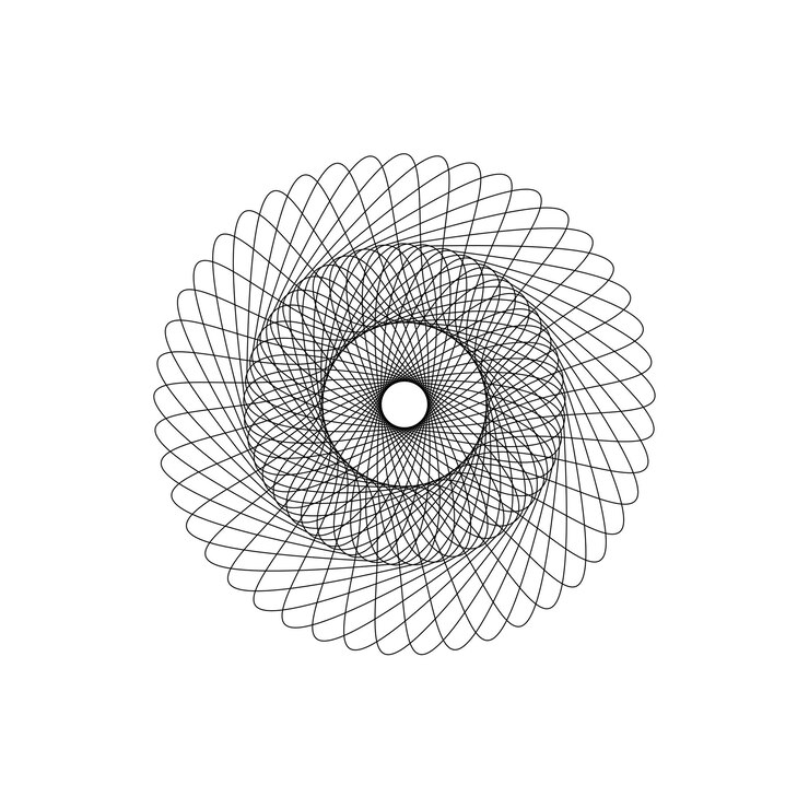 Vektör circle or spiral ornament. it can be used for element or symbol.