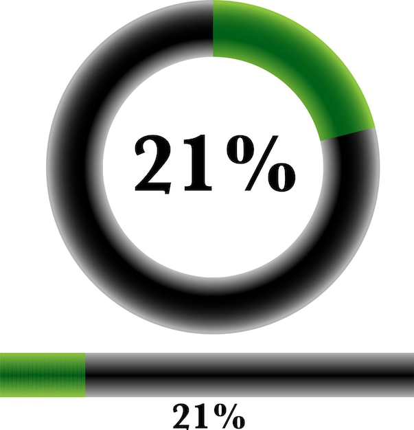 circle percentage diagrams ready to use for web design, user interface (ui) or infographic