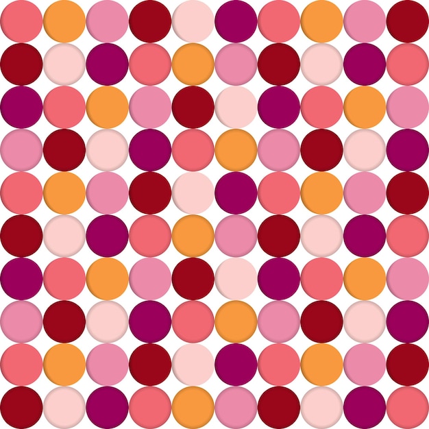 circle round seamless pattern white isolated vector background wall paper