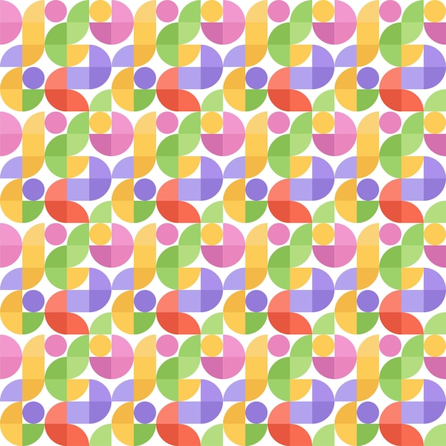 circles background patter in full color design concept