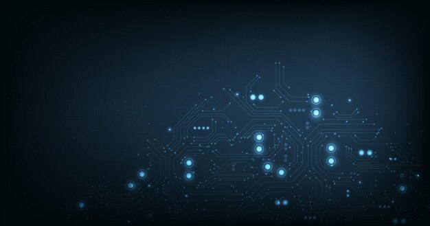 Circuit board technology background concept