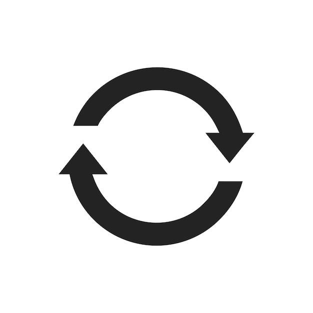Circular arrow icon a symbol representing refresh and reload functions on user interfaces
