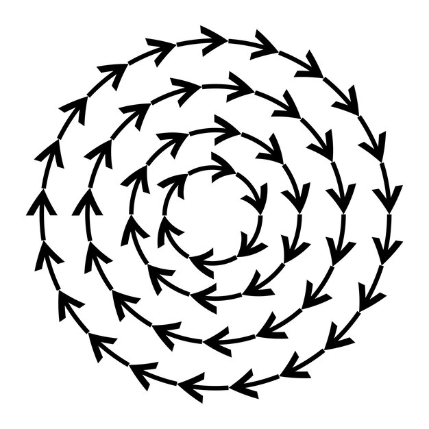 Circular arrows Chart icon vector set Cursor sign Recycle icon Forward icon Vector illustration Stock image