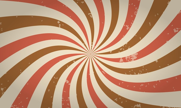 Classic vintage rays sunburst twisted retro background