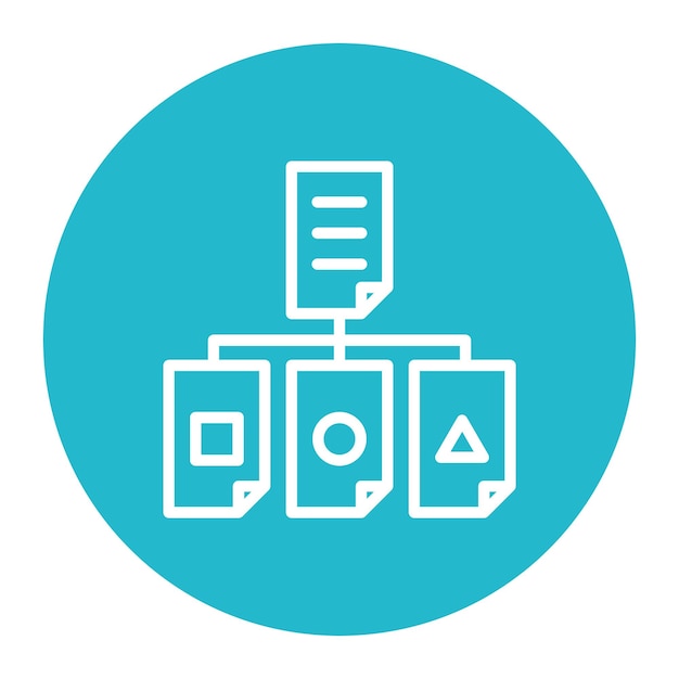 Classification icon vector image Can be used for Data Science