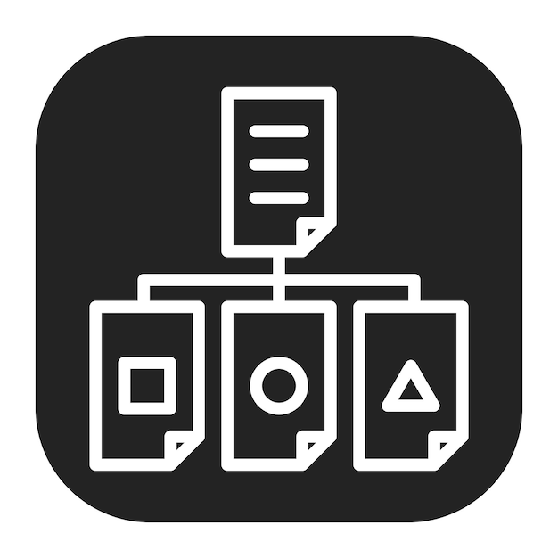 Classification icon vector image Can be used for Data Science
