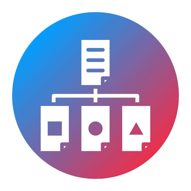 Classification icon vector image Can be used for Data Science