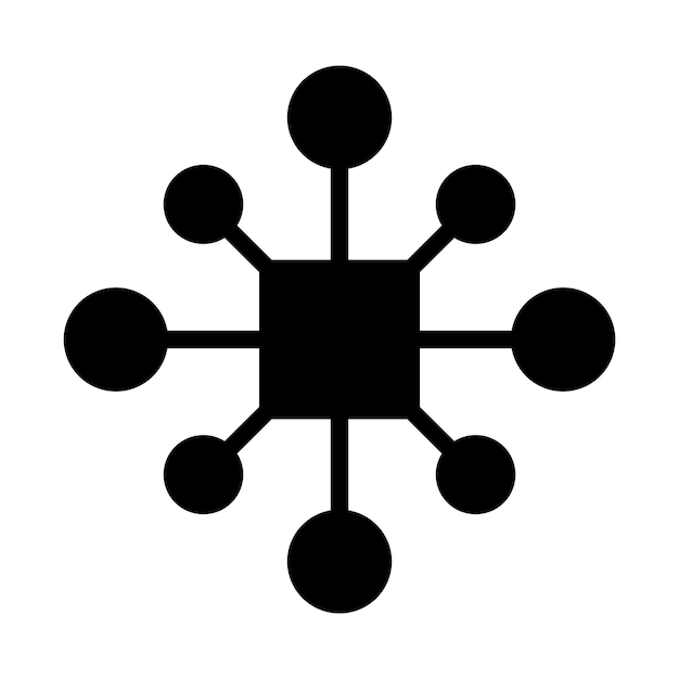 CLASTERS VECTOR ICON