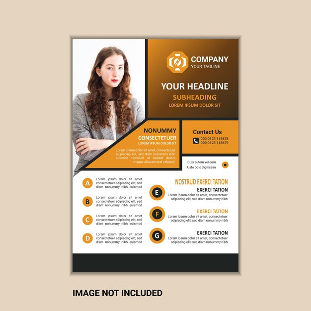 Clean and Professional Flyer Design Perfect for Promoting Your Business