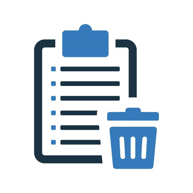 Cleartext delete icon Glyph style vector EPS