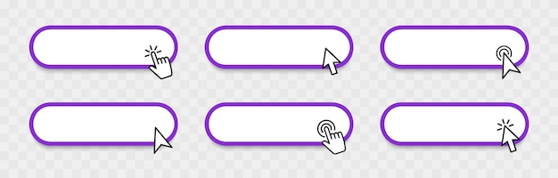 Click Blank Button with pointer clicking