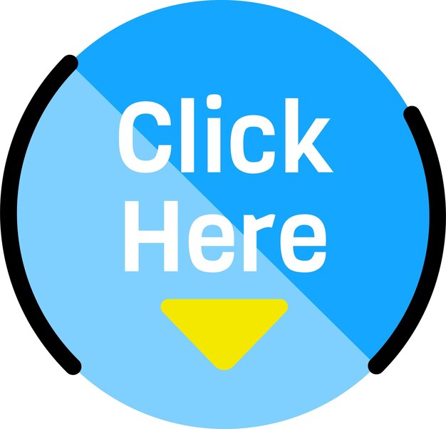 Click Here Button with Downward Arrow
