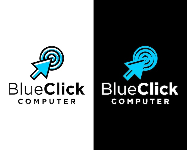 Click the computer mouse logo design