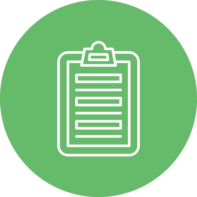 Clipboard icon vector image Can be used for Library