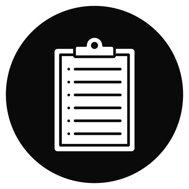 clipboard icon vector image can be used for office