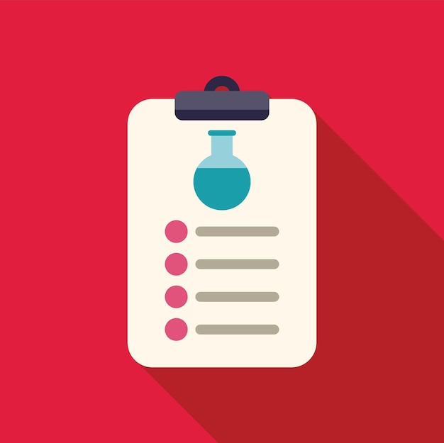 clipboard showing science experiment checklist for research project