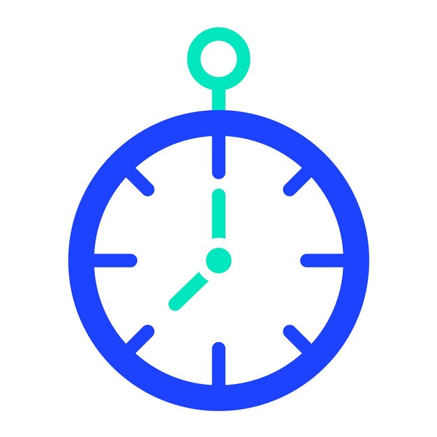 Clock Vector Icon Design Illustration