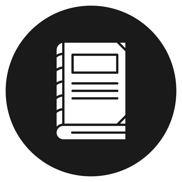 Closed Book vector icon Can be used for Research and Science iconset