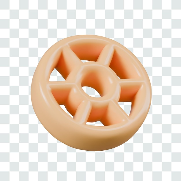 Closeup of small variety of round macaroni White flour product ingredient