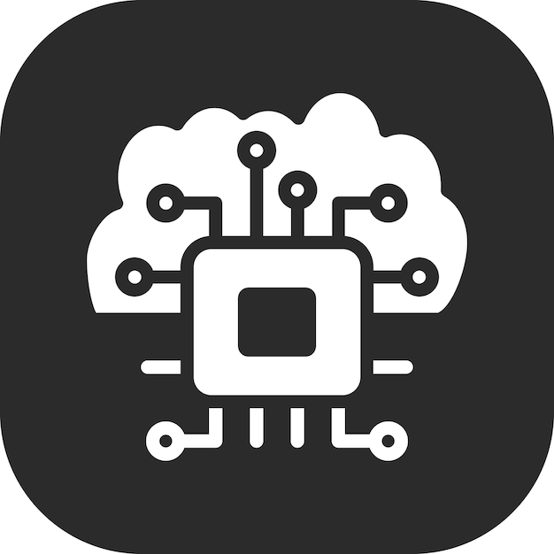 Cloud Based Architecture vector icon illustration of Data Analytics iconset