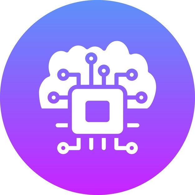 cloud based architecture vector icon illustration of data analytics iconset