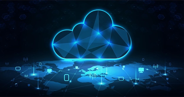 Cloud computing cloud 3D images in the world image and storing various data in the cloud such as gps email id card and many others that can be uploaded to store are all examples of what can be done