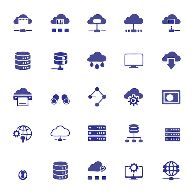 Cloud Computing Icons
