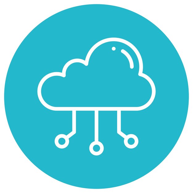 Cloud Connection Vector Illustration
