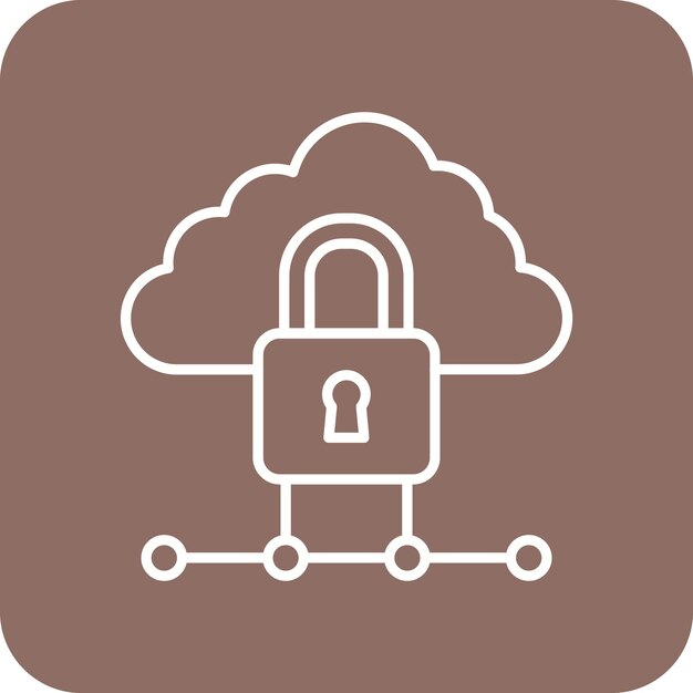Cloud Lock Icon
