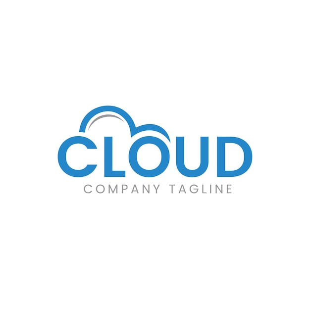 cloud logo cloud computing template creative internet global upload data transfer download web
