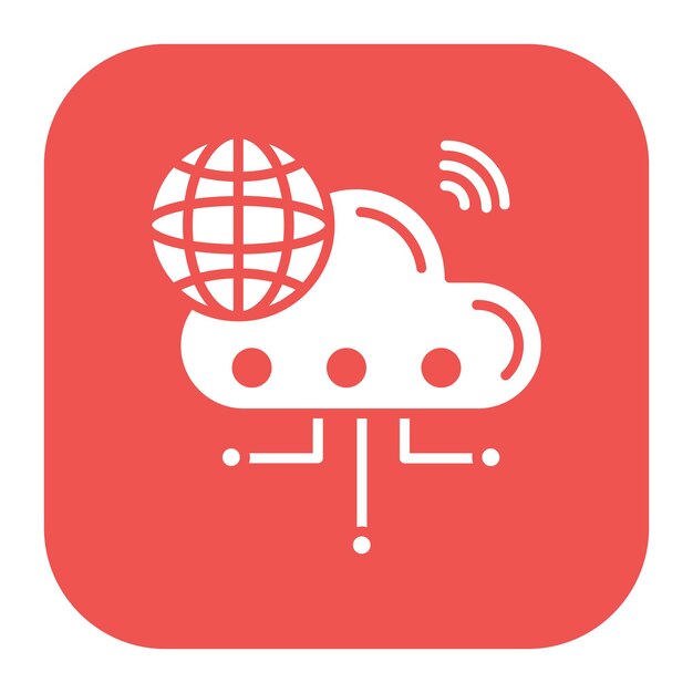Cloud Network Vector Illustration