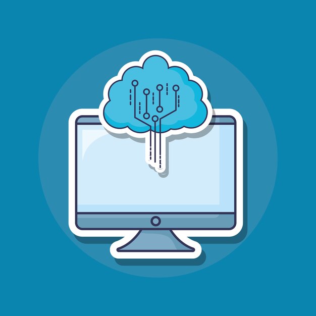 Cloud storage-ikon