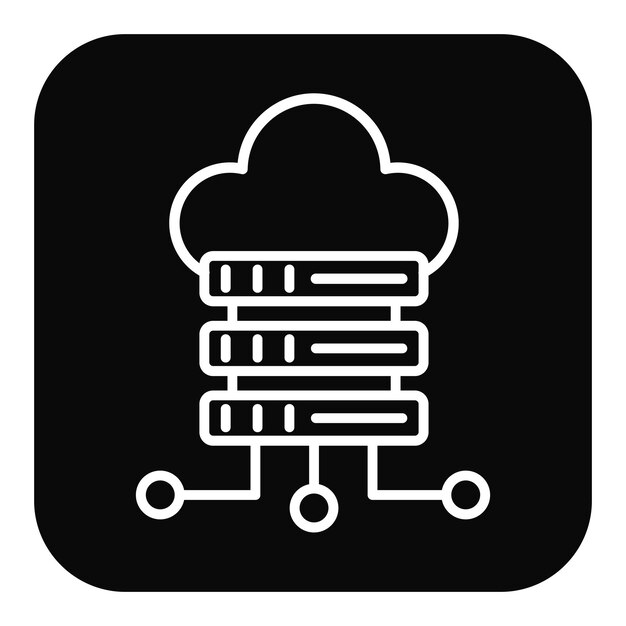Cloud Storage vector icon Can be used for Home Based Business iconset