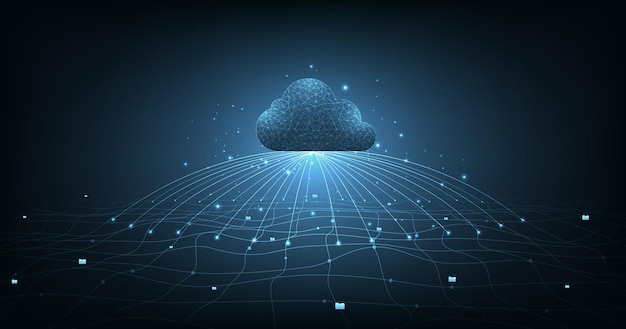Cloud technology concept