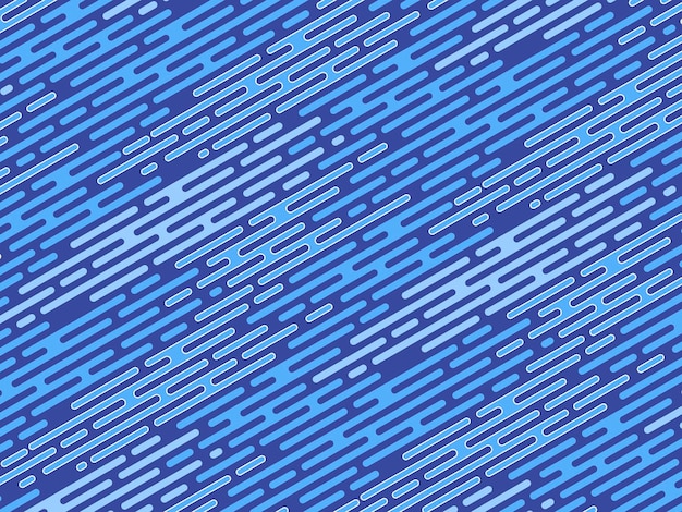 Cloud Water Stream Blue Pattern