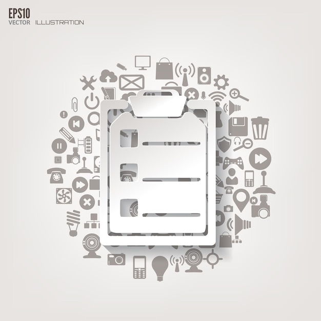 Cloudcomputing baggrund med web ikoner, sociale netværk, mobile app, infografik elementer