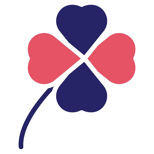 Clover vector icon illustration of Spring iconset