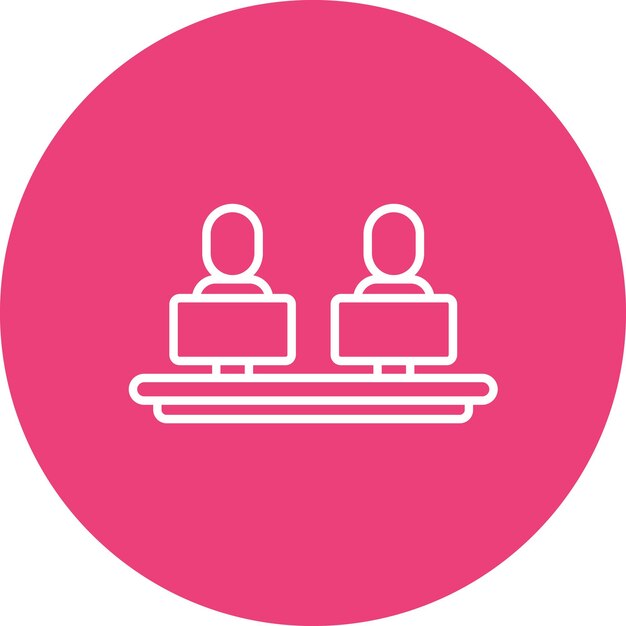 Co Work Space icon vector image Can be used for Digital Nomad