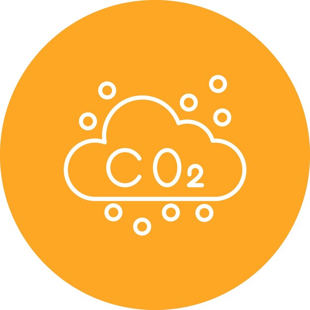 Co2 icon vector image Can be used for Nuclear Energy