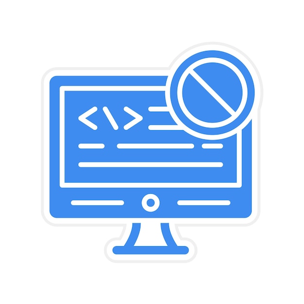 Code Block icon vector image Can be used for No Code