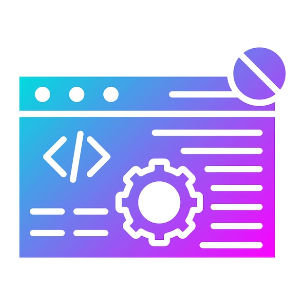 Code Block vector icon Can be used for No Code iconset